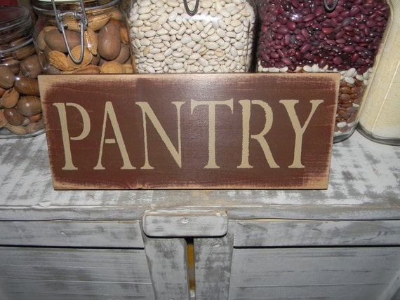 Primitive Pantry Sign Wall Decor Country Home Decor Signs