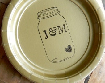 Custom Paper Plates Wedding