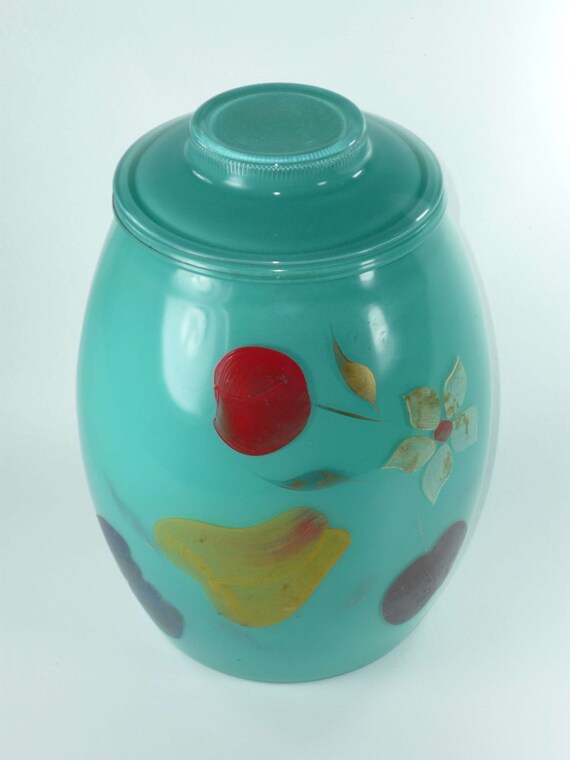 Aqua Bartlett Collins Gay Fad Cookie Jar 1950s Mid Century