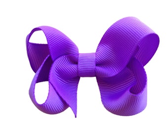Lilac hair bow - lilac boutique bow, purple bow, toddler bow, purple girls bow, boutique bows, girls hair bows, purple hair bows, girls bows