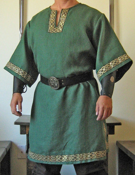 Medieval Celtic Viking Mid-Arms Sleeves Shirt Deluxe