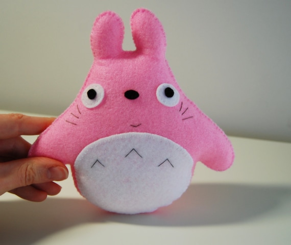 pink totoro plush