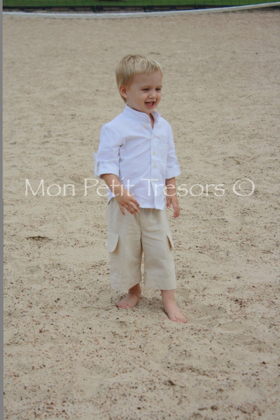 Size 3T Toddler Boys Suit Tan Color Vest Shorts Or Pants