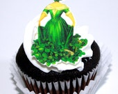 12 Edible Irish Lady Prints for St Patricks day - Cupcakes Cakes and Desserts - Irish - Leprechaun - clover - Il_170x135