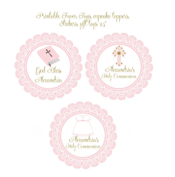 recipes pink shower baby Girl / Christening, Favor First Communion Baptism Personalized Baby