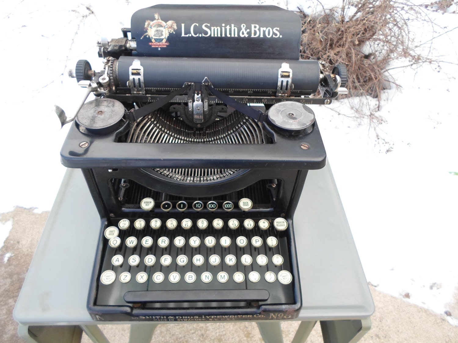 lc smith and brothers typewriter