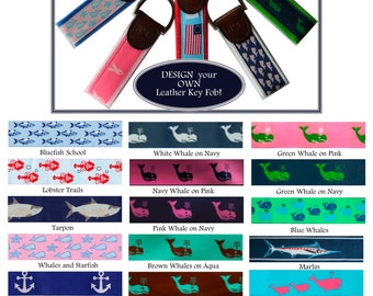 Design Your Own: Leather Key Fobs