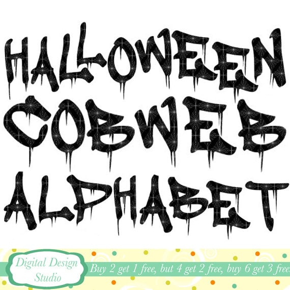 spooky-halloween-alphabet-clip-art-set-instant-download