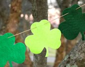 Shamrock St. Patricks Day Felt Garland Il_170x135