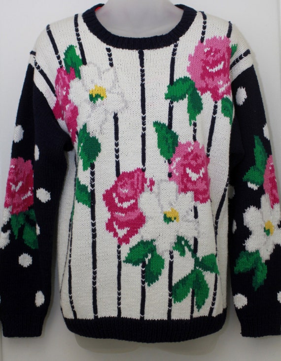 90s Vintage THE EAGLE'S EYE Sweater Sz: Medium