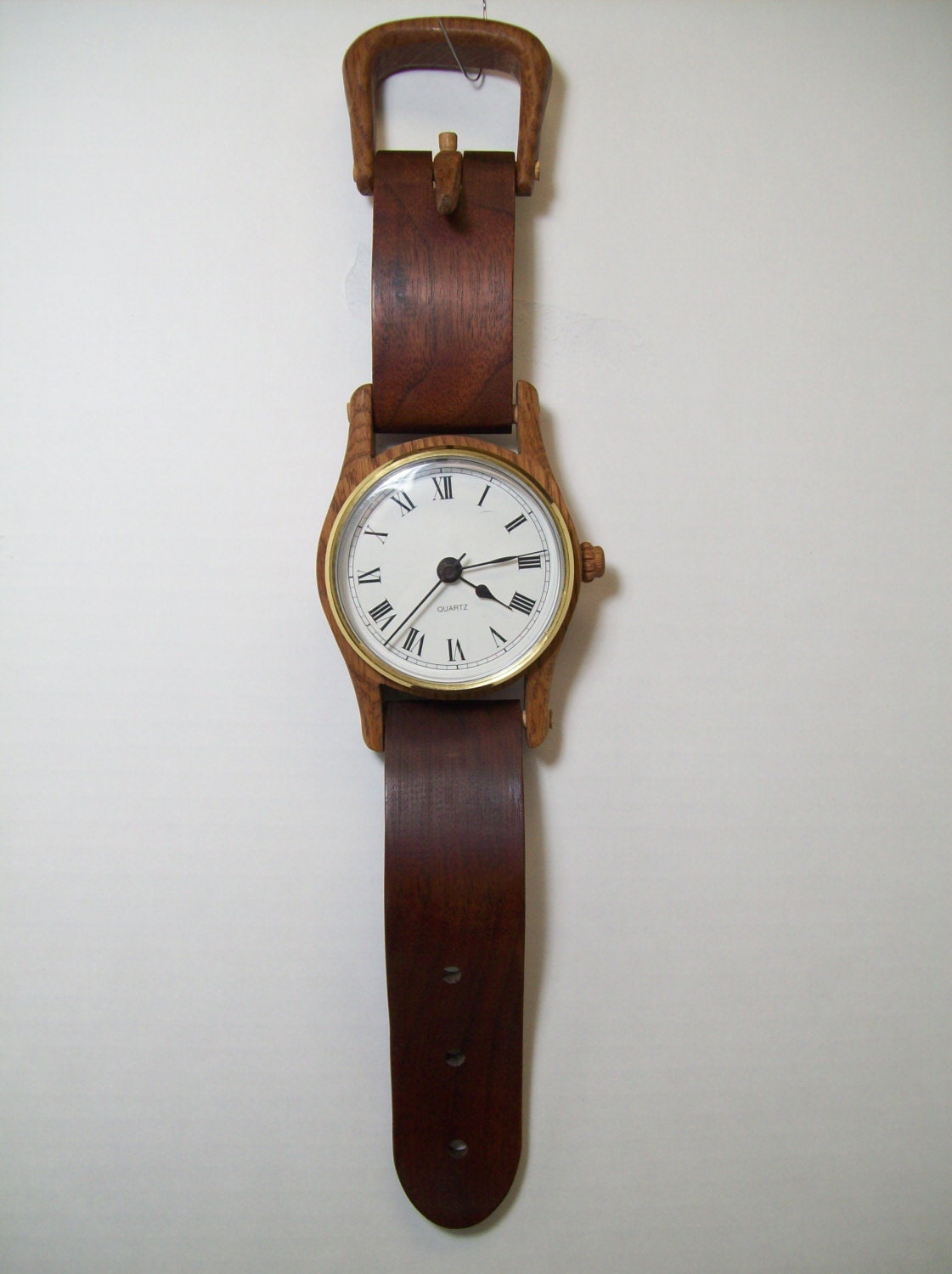 Wooden Watch Wall or Desk Clock