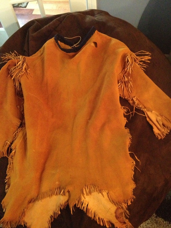 Native American Buckskin Long tail shirt/ dress