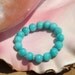 Peruvian Amazonite Stretch Bracelet Tiffany Blue Bracelet