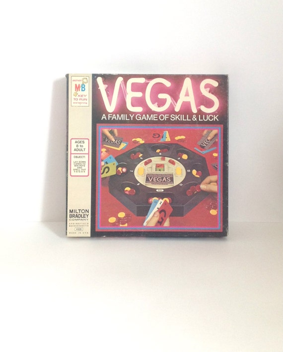 Items similar to Vintage Vegas Board Game, 1974 Complete Board Game