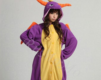 KIGURUMI Cosplay Romper Charactor animal Hooded PJS Pajamas Pyjamas Xmas gift Adult  Costume sloth outfit Sleepwear dragon
