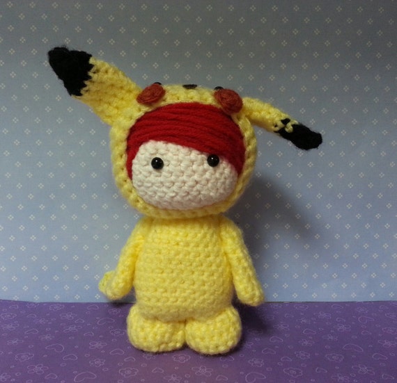 Items similar to Amigurumi Doll as Pikachu on Etsy