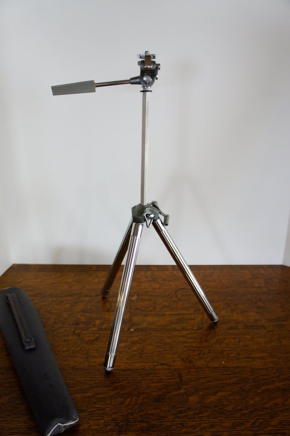 Goldcrest vintage collpsible tripod made in japan gray with