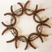 SALE! Horse Shoe Wreath - country - horse - western - barb wire