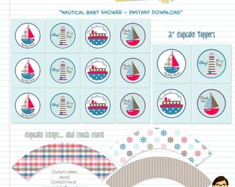 Popular items for nautical baby shower on Etsy