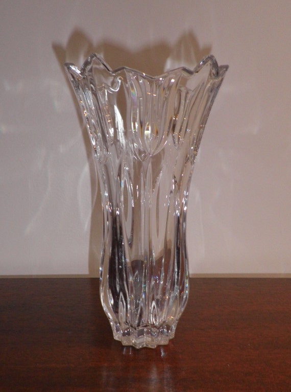 Nachtmann Crystal Tulip Vase by NomadswithBaggage on Etsy