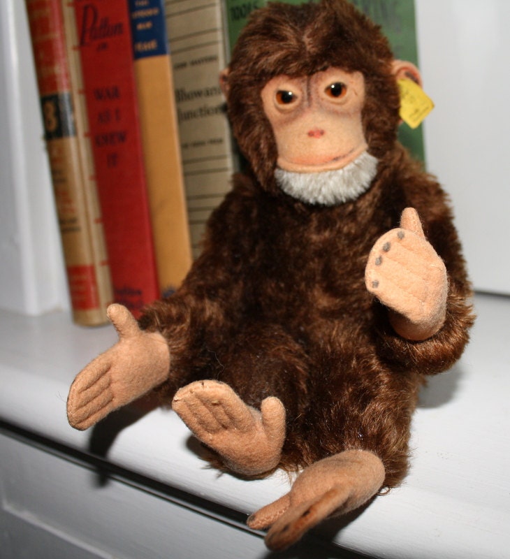 steiff stuffed monkey