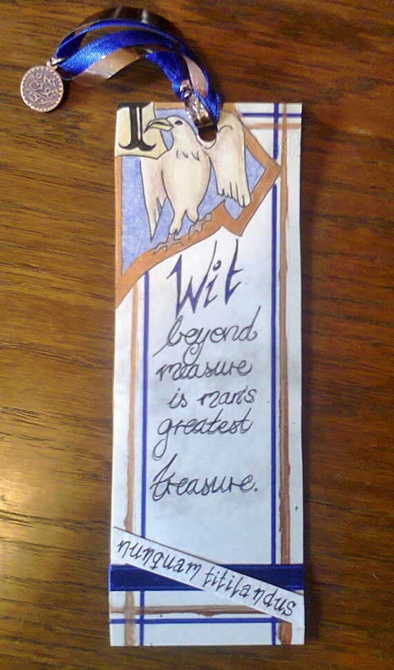 items similar to hogwarts house bookmark ravenclaw on etsy