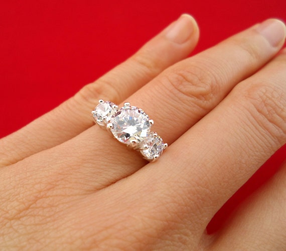 Wedding rings 3 carat