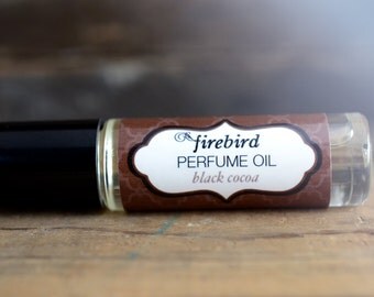 Black Cocoa Perfume Oil, Chocolate, Amber, Cedar