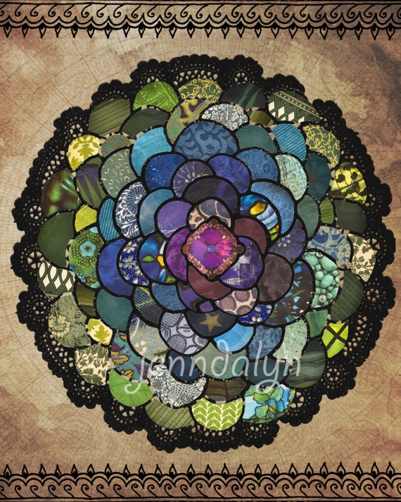 Bohemian Wall Art bohemian art peacock decor peacock colors mixed media Bohemian Wall Art bohemian art peacock decor peacock colors mixed media