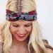 Floral Hair Band Summer Turban Stretchy Knot Headband Workout Yoga Band