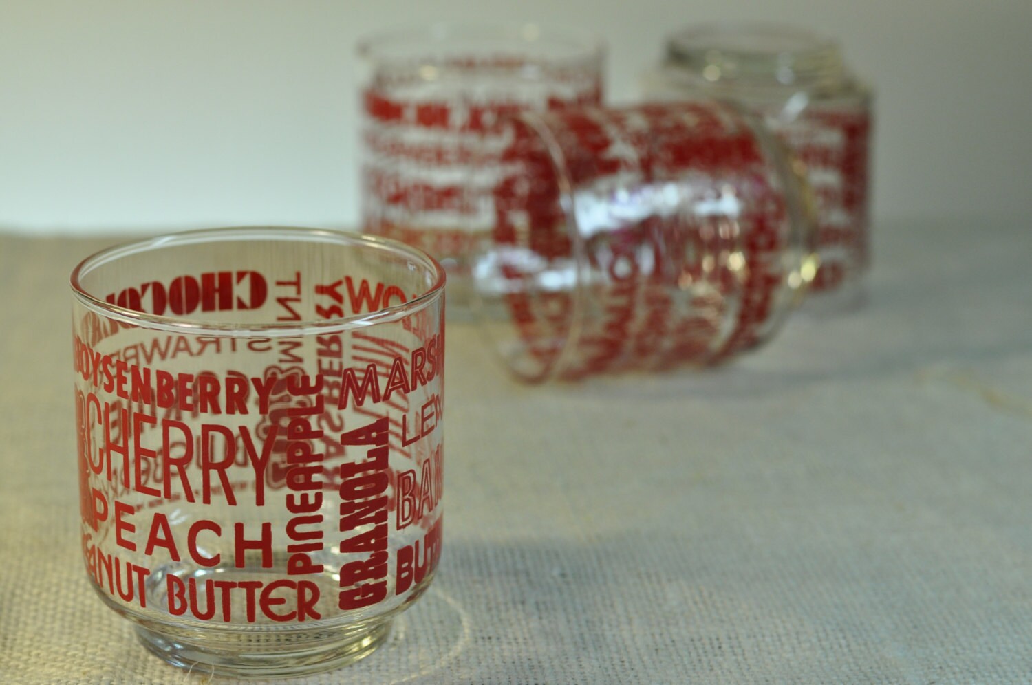 Vintage Zip'Z Ice Cream Glasses Toledo Ohio 1978 by ClassicCabin