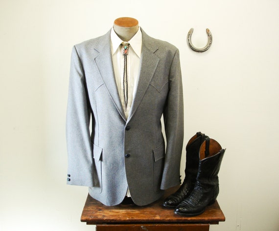 vintage western suit jacket