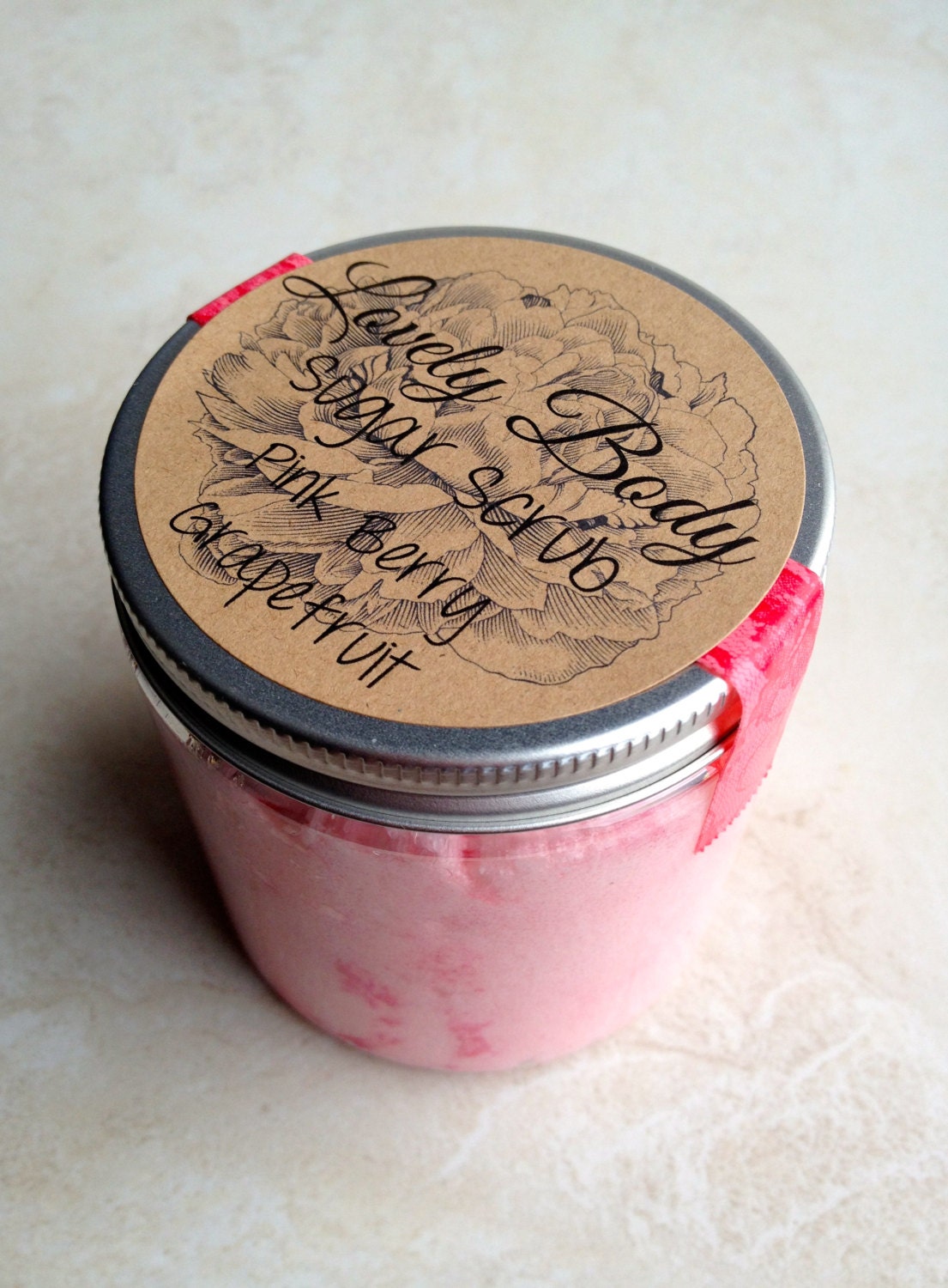 Trial Size Sugar Scrub 4 oz Jar Pick your Scent Any