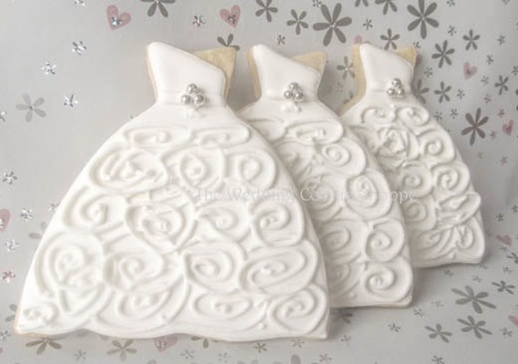 Wedding dress cookies pictures Wedding dress cookies pictures