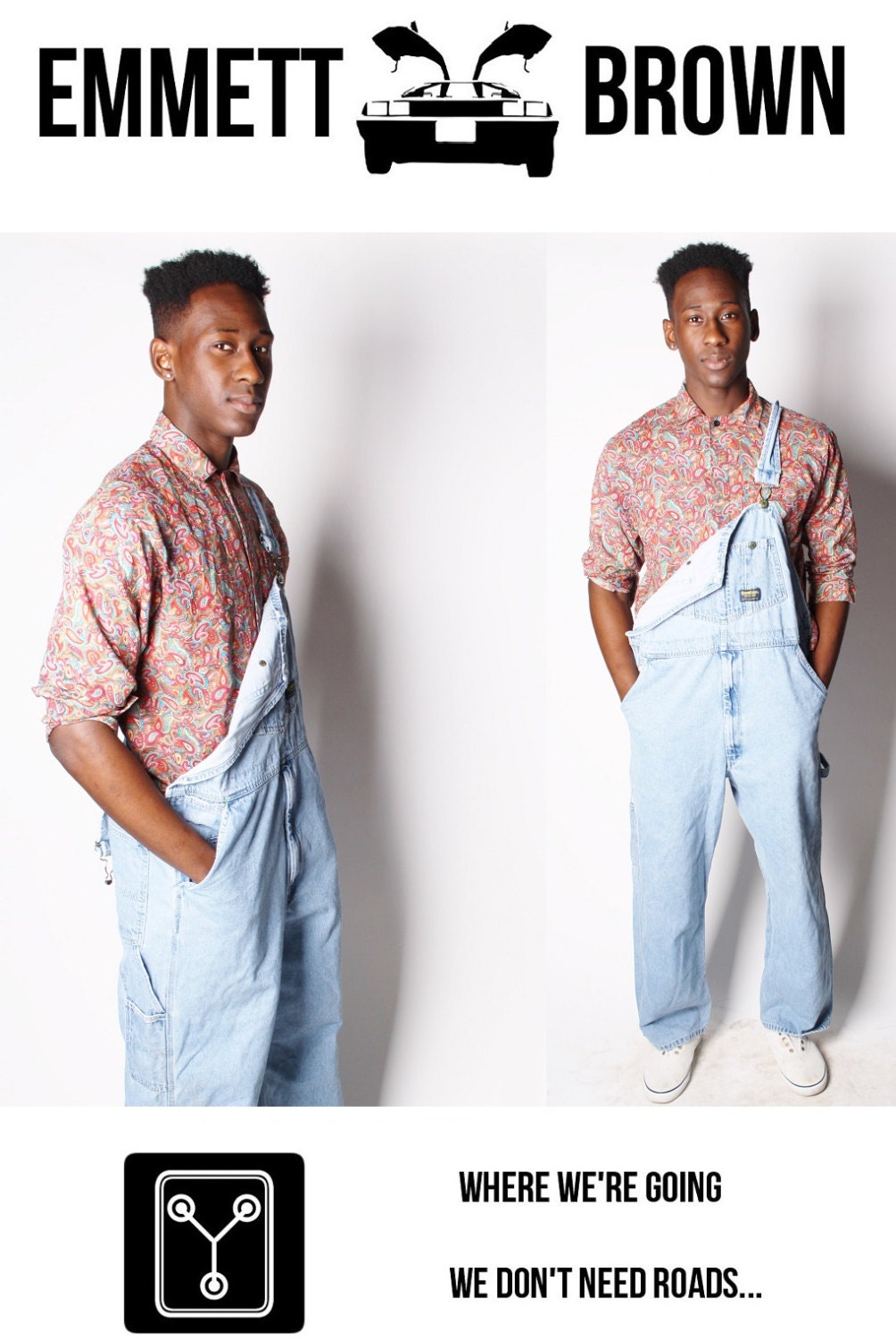 Men's 90s Osh Kosh Overalls Denim Vintage Jean by EmmettBrown