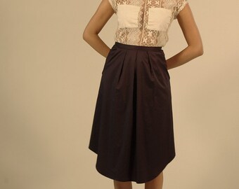 Polished cotton midi skirt- was 125CAD Style:J01PE13