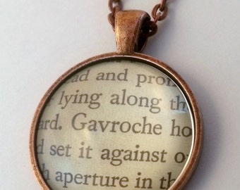 Les Miserables Gavroche Pendant Necklace