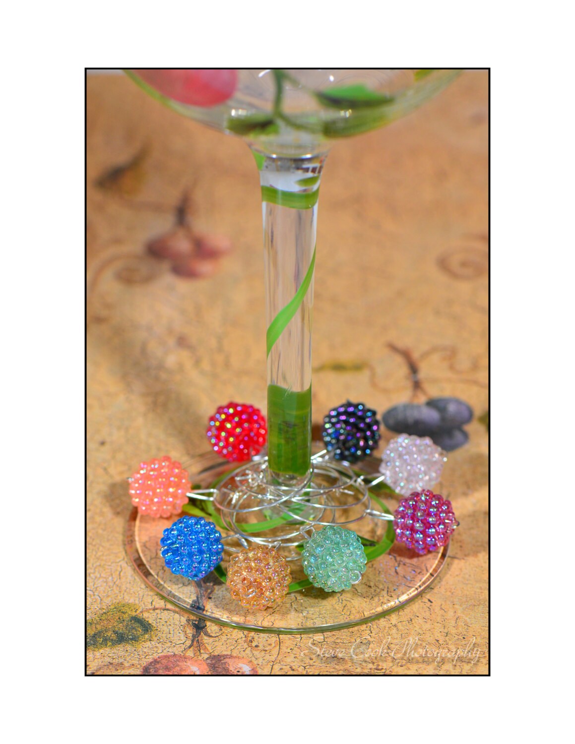 Wine charms glass markers tags set of 8 by FriendlyWrenJewelry