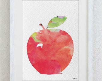 Apple Wall Decor apple art | etsy Apple Wall Decor apple art | etsy