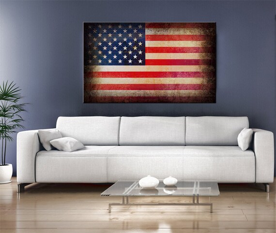 American Flag canvas print Digital printed Canvas by myPhotoShop