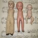 Three Antique TLC Girl Dolls Nancy Ann Storybook Porcelain Bisque China Dolls