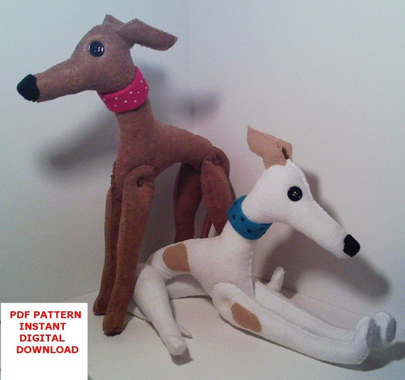 whippet soft toy