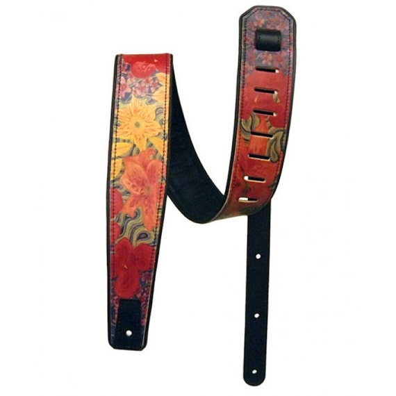 Flower Pattern Guitar Strap | items similar to flower guitar strap guitar strap Flower Pattern Guitar Strap | items similar to flower guitar strap guitar strap