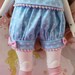 Pick Your Size Fairy Kei Bloomers Blue Cute Lolita BJD Doll MSD Art Body YoSD Kaye Wiggs SD Super Dollfie Mikhaila Minifee