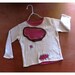 Top manches longues "Rose Rose Nuage", taille 2 ans