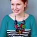 Tagua Nut and Acai Seed Eco Friendly Bib Necklace with Free Shipping SALE was 80