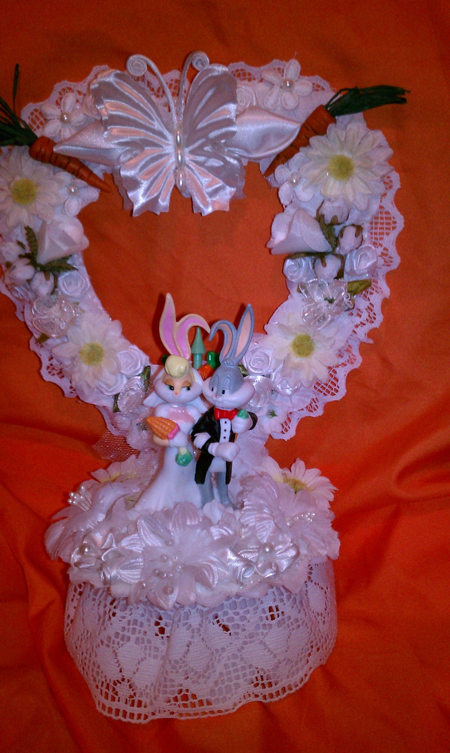 Goebel Bugs Bunny Lola Wedding Cake Topper