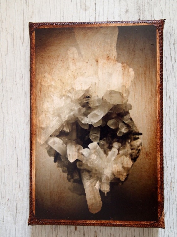 Rock quartz crystal photo D Wall Art