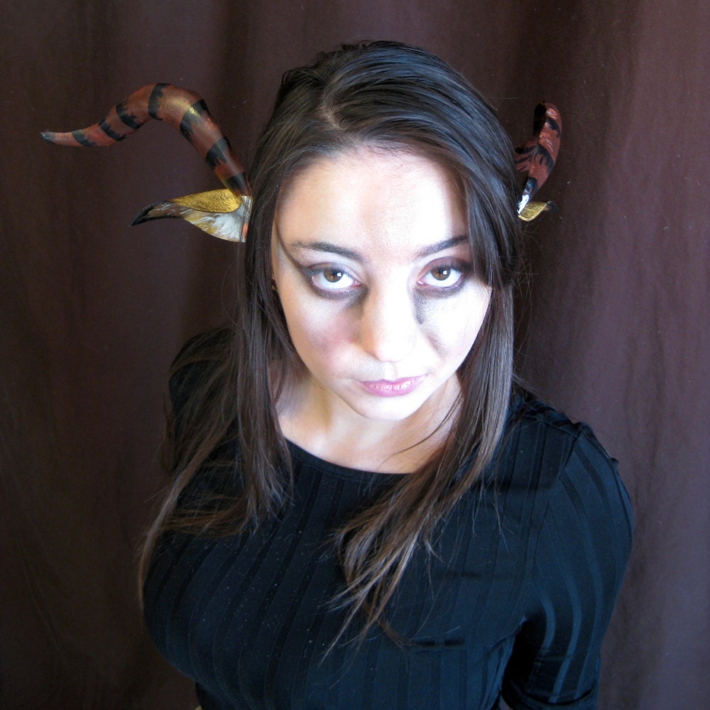 Wild Antelope Costume Horns and Ears
