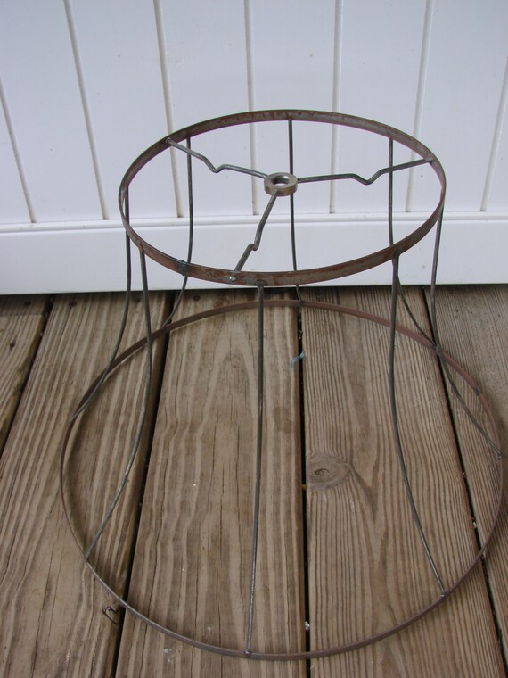 Vintage 1940's Era Wire Bell Shape LAMPSHADE FRAME